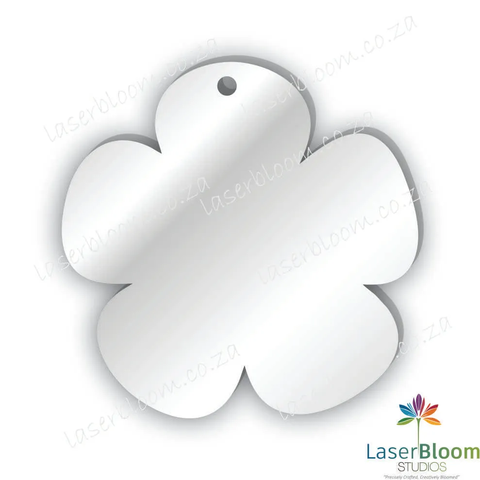 Acrylic Blank Flower- Select Your Thickness (1.5mm, 2mm, 3mm)