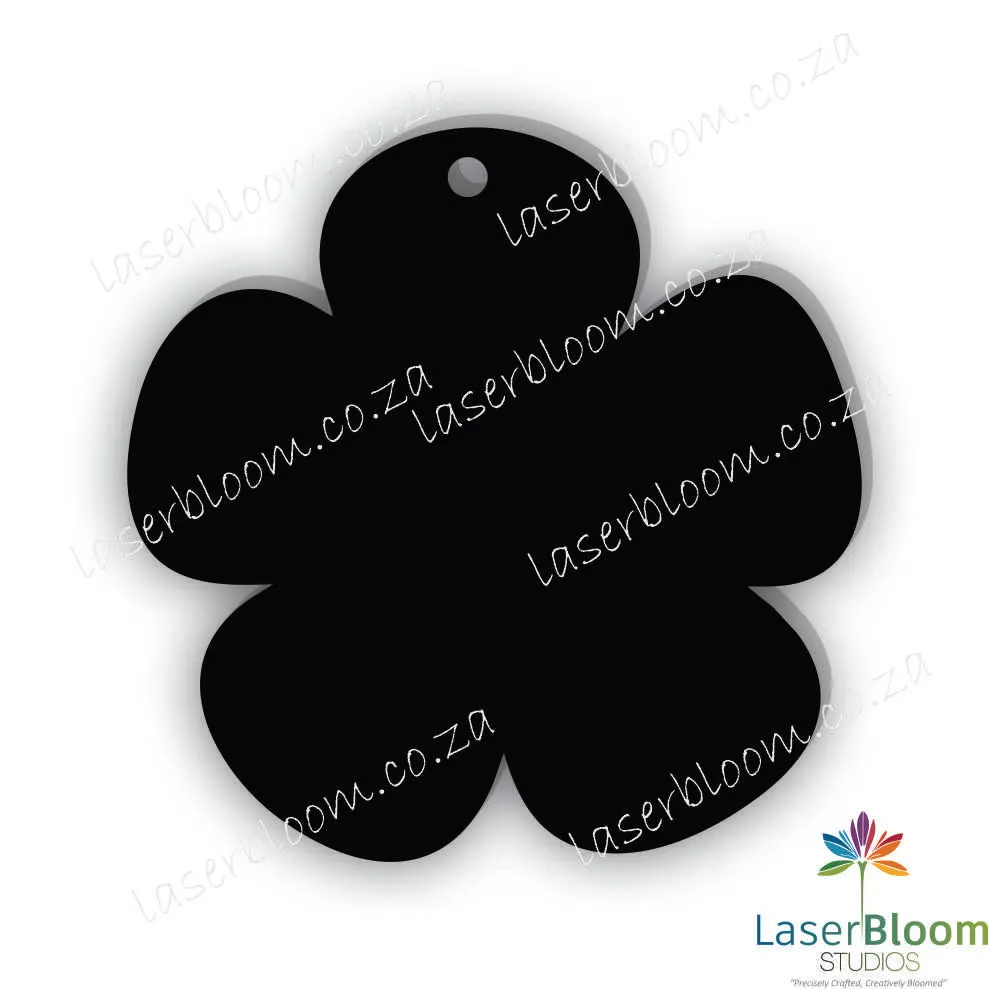 Acrylic Blank Flower- Select Your Thickness (1.5mm, 2mm, 3mm)