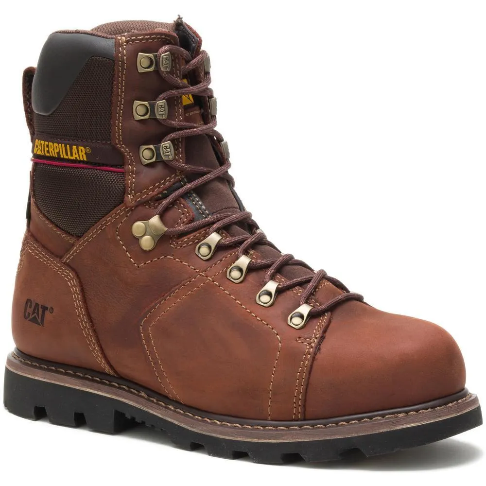 Alaska 2.0 8 Inch Steel-Toe Waterproof Work Boot Brown