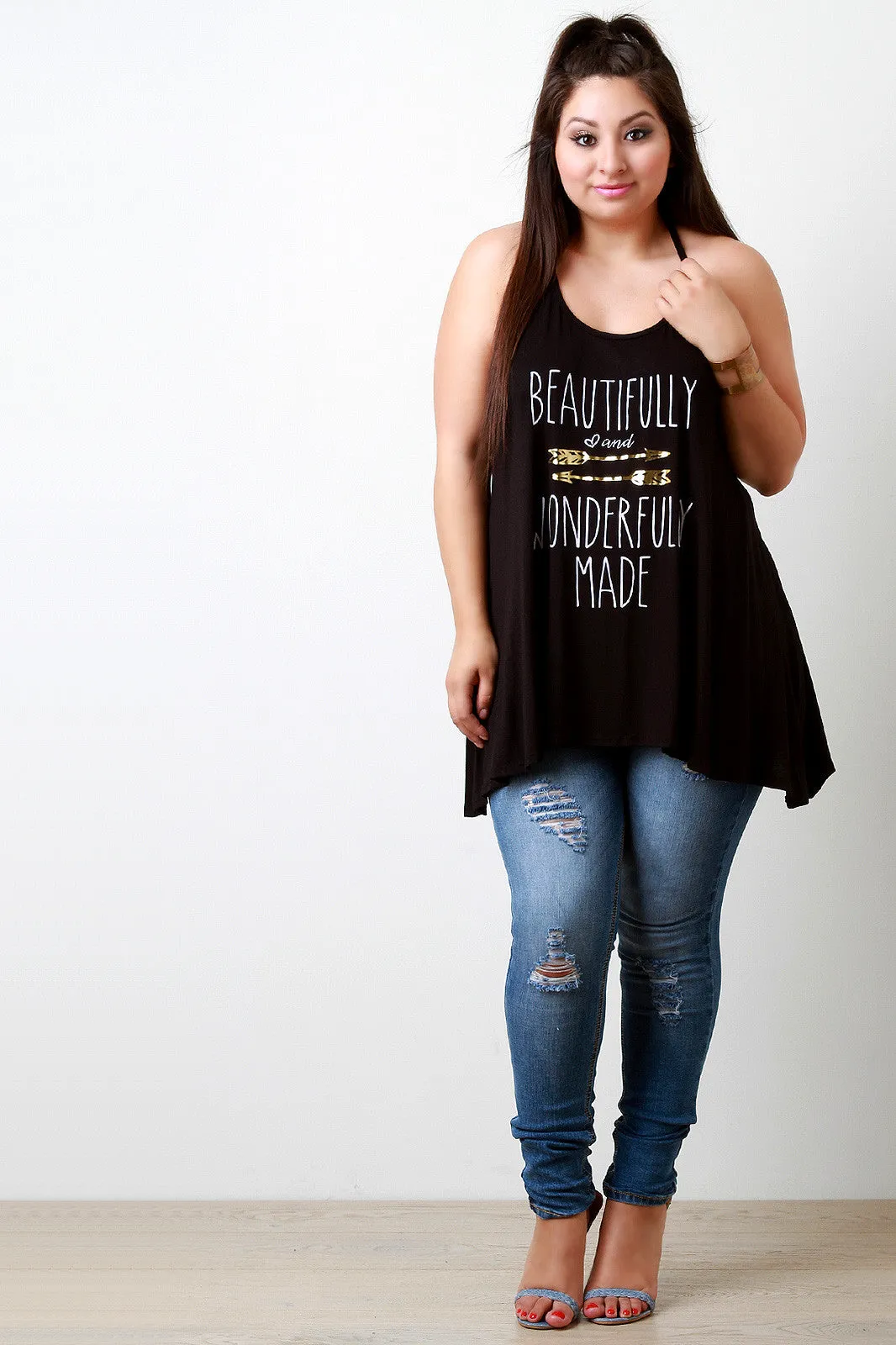 Beautifully and Wonderfully Made Graphic Tunic Top