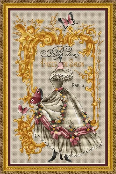 Beige Butterfly Atelier - PDF Cross Stitch Pattern