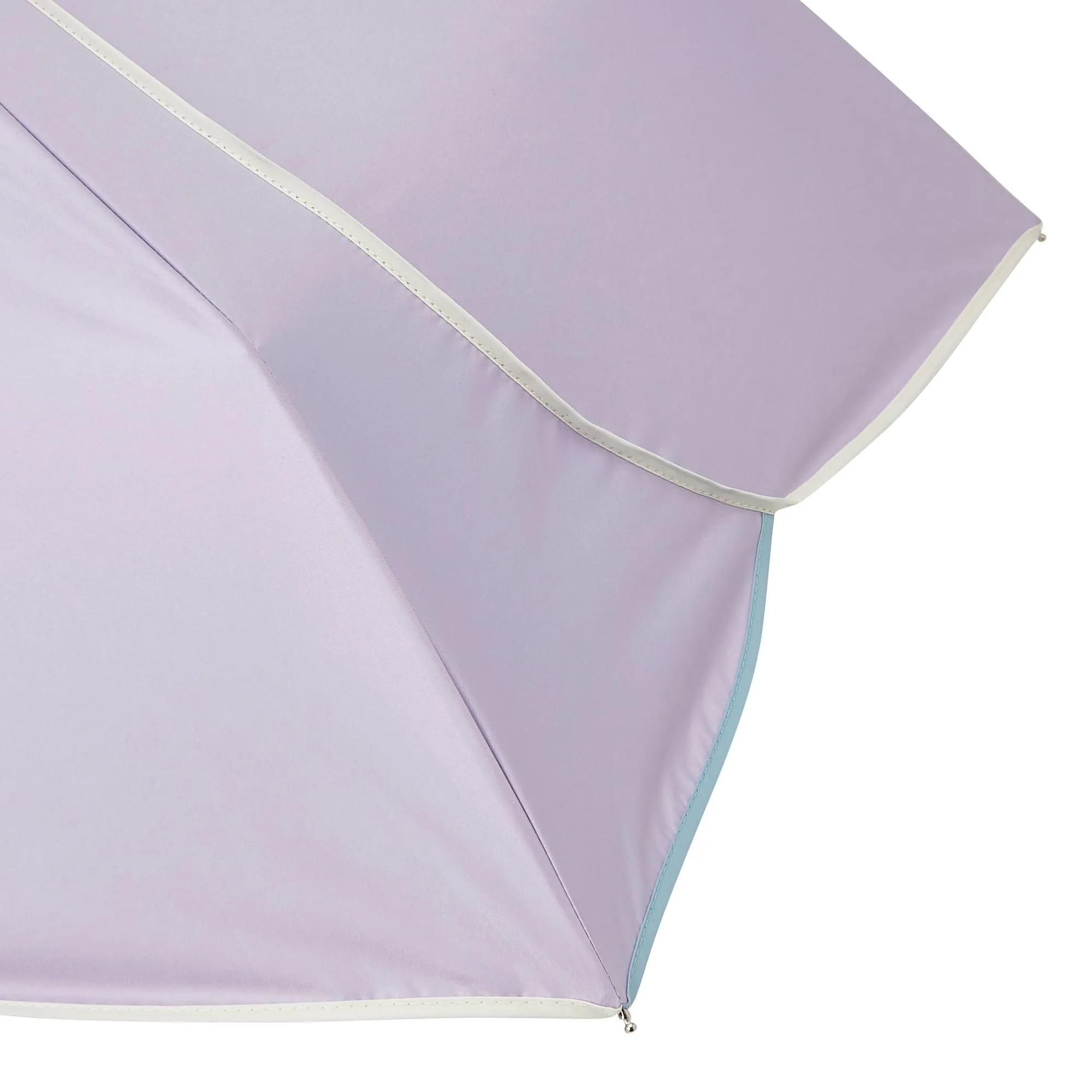 Bicolor Piping Compact Parasol Umbrella 47Cm Purple