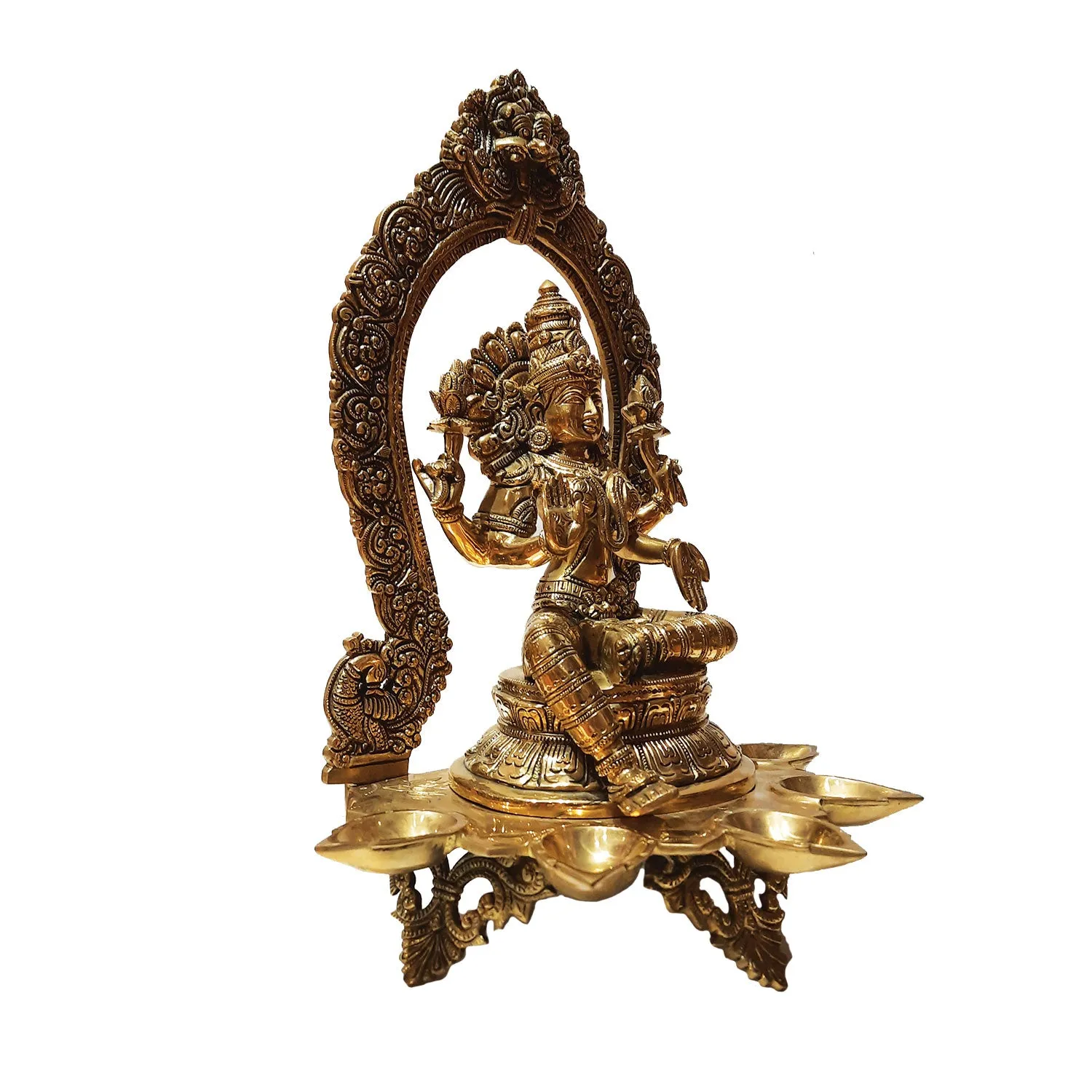 Brass Deepak Laxmi in Arch 18 in