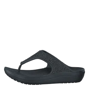 Crocs Sloane Embellished Flip Black/Black