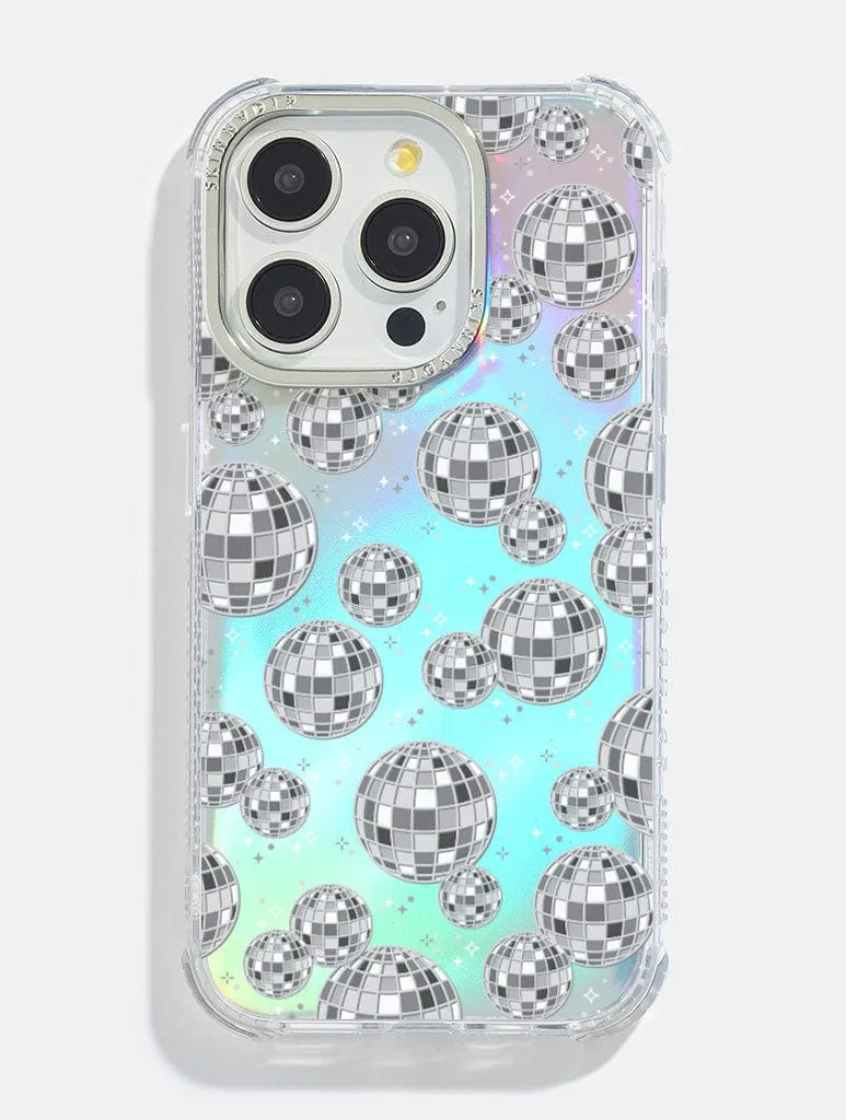 Disco Ball Repeat Holo Foil Shock iPhone Case