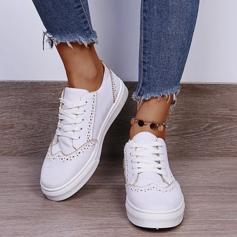 GRW Best Orthopedic Women Shoes Comfy Anti-shock Round Toe Sneakers Vintage Design