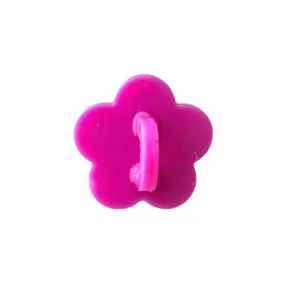 Hot Pink Flower Stick-On Hook