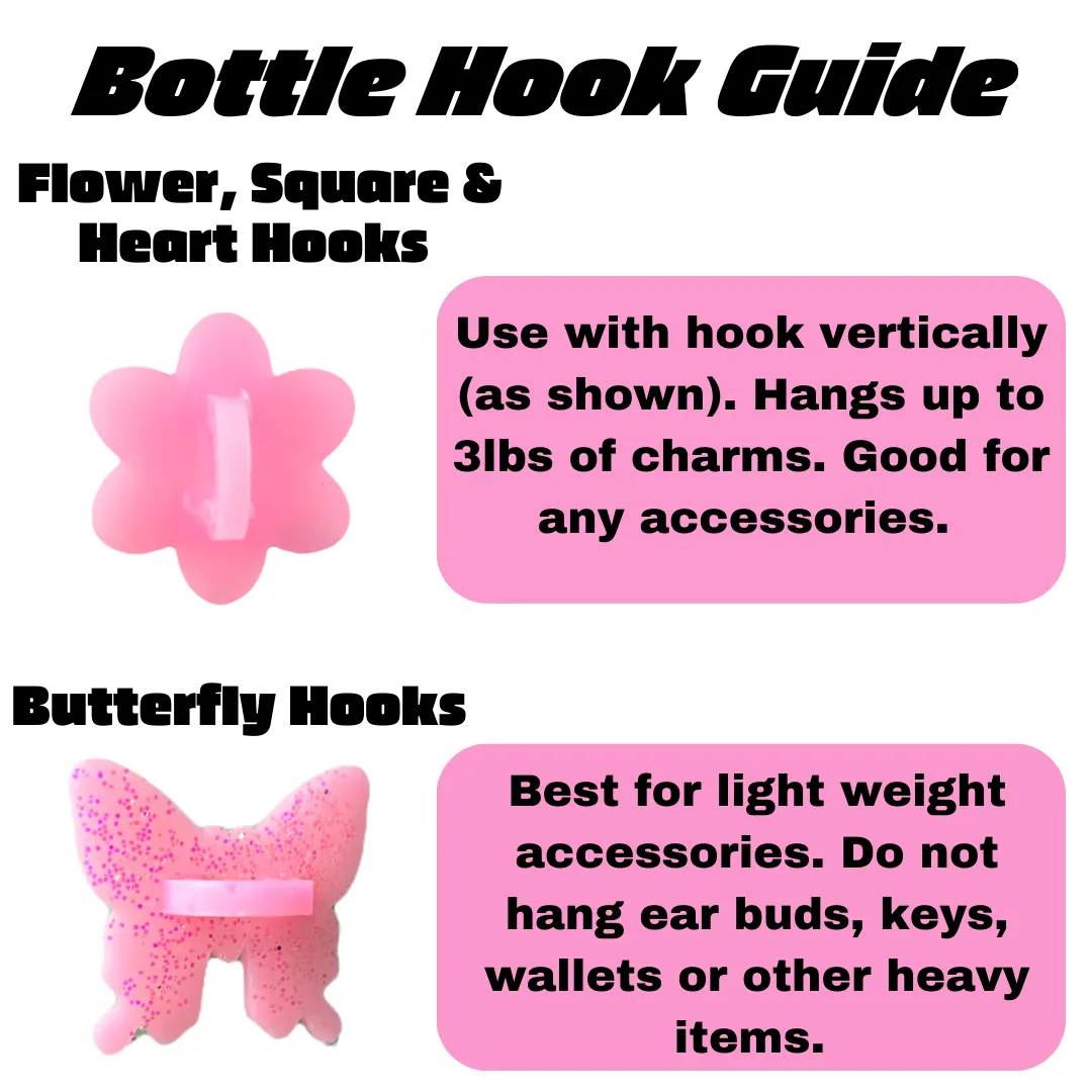 Hot Pink Flower Stick-On Hook