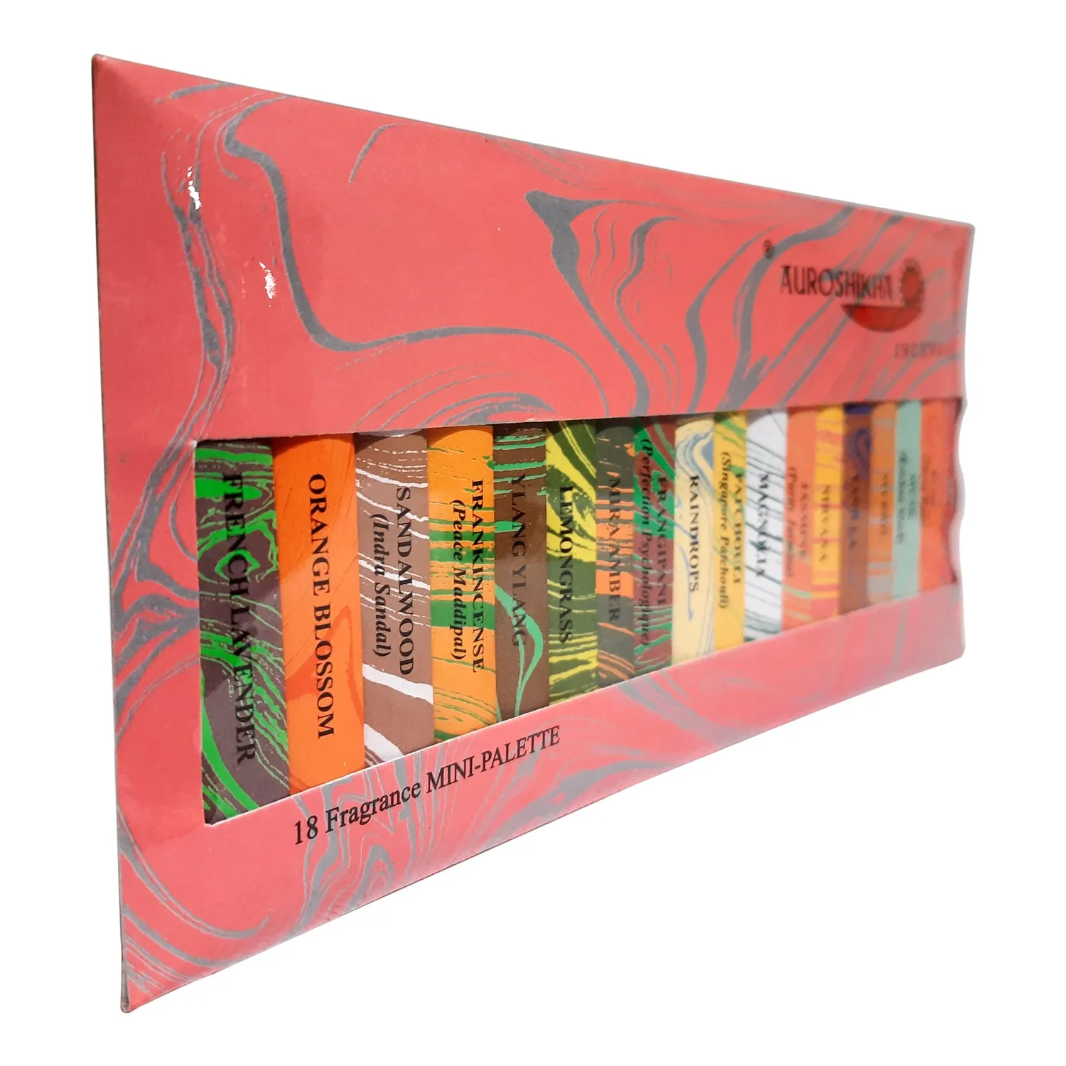 Incense Stick Mini Pallete of 18 Fragrance