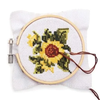 Kikkerland Mini Cross Stitch Kit - Various Styles