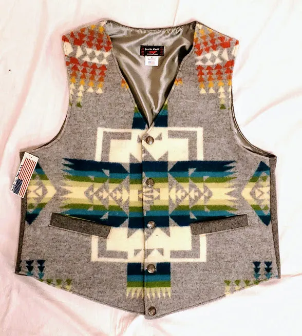 Kraffs Wool Vest, Chief Joseph Grey