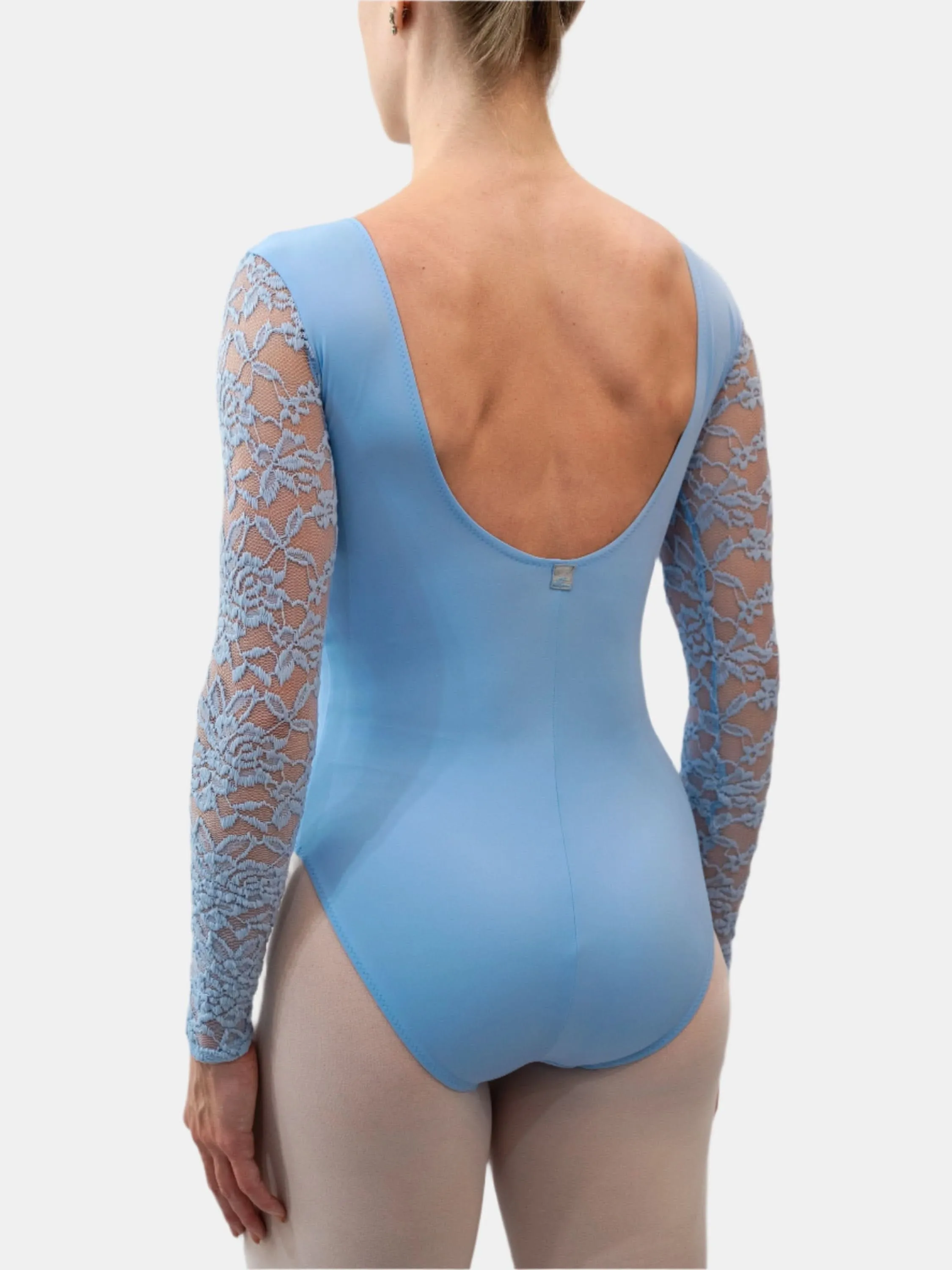 Light Blue Dance Long Sleeve Leotard MP617