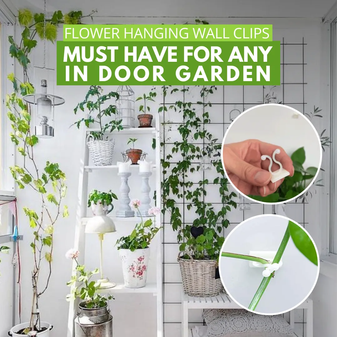 Live It Green - Flower Hanging Wall Clips (30 pcs set)