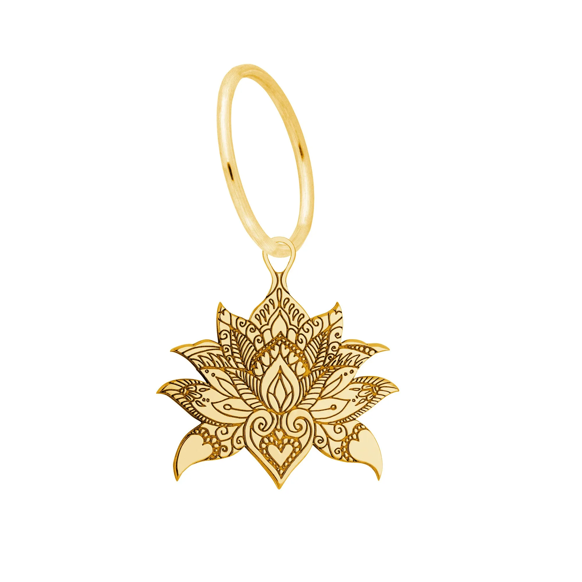 Lotus Flower Single Earring