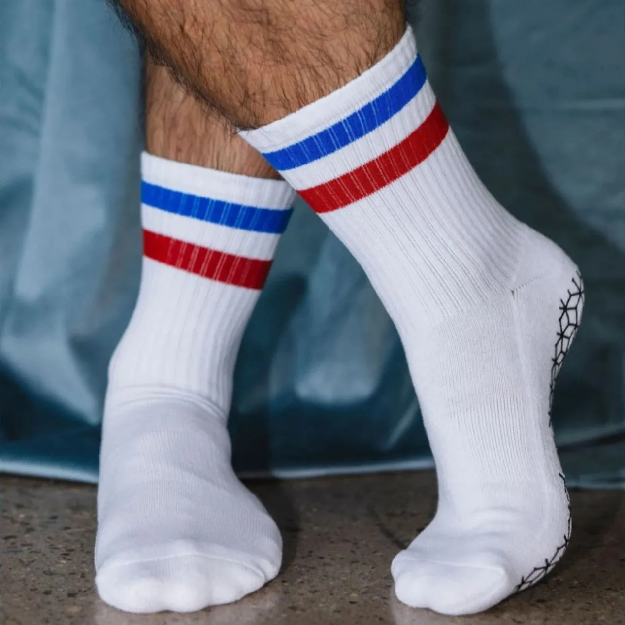 Men's Vintage - Crew Grip Sock (Barre / Pilates)