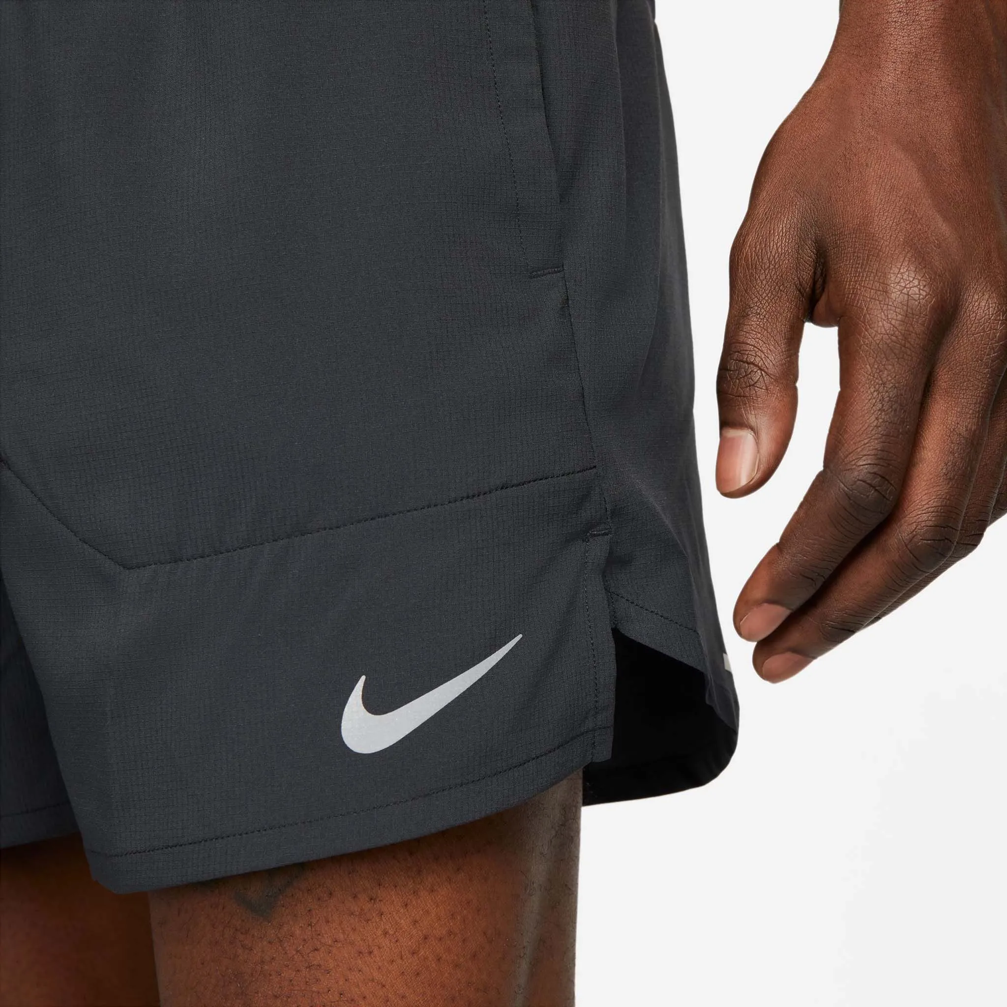 Nike | Men's Dri-FIT Stride 5" Brief-Lined Running Shorts - Black