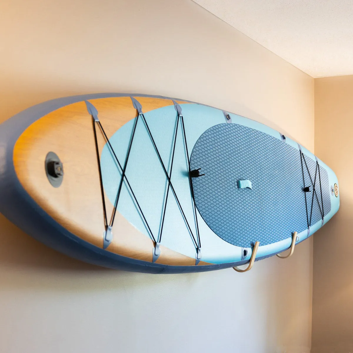 OUTLET | Monterey Minimalist SUP & Surfboard Wood Display Rack | Holds 40 lbs