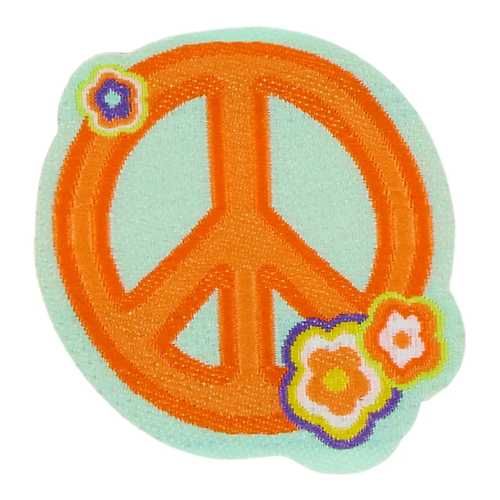 Peace Flower Patch - Peace Flower Orange/Aqua