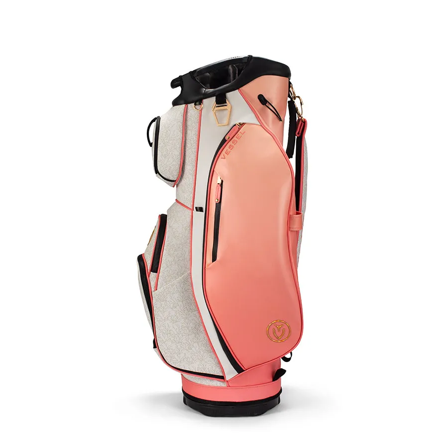 Vessel Lux 7-Way Cart Bag - Coral