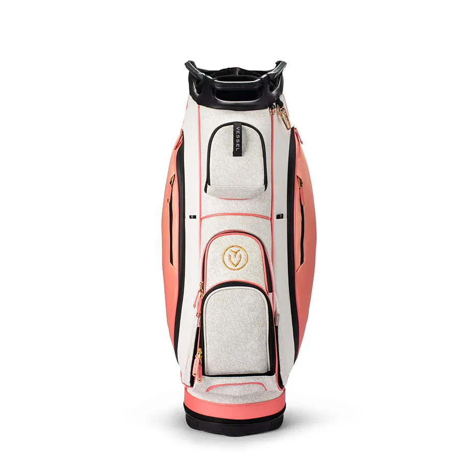 Vessel Lux 7-Way Cart Bag - Coral