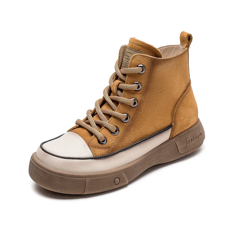 Women Casual Leather Minimalist Fashion Boots